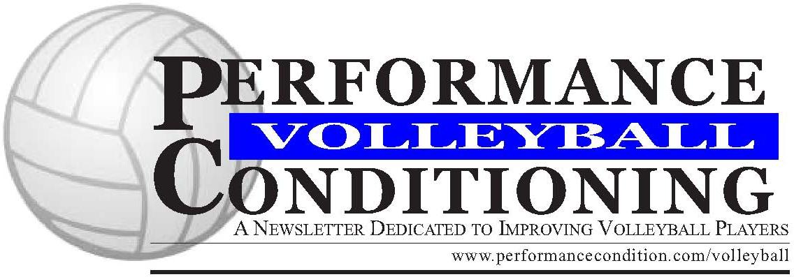 Performance Volleyball Conditioning Newsletter